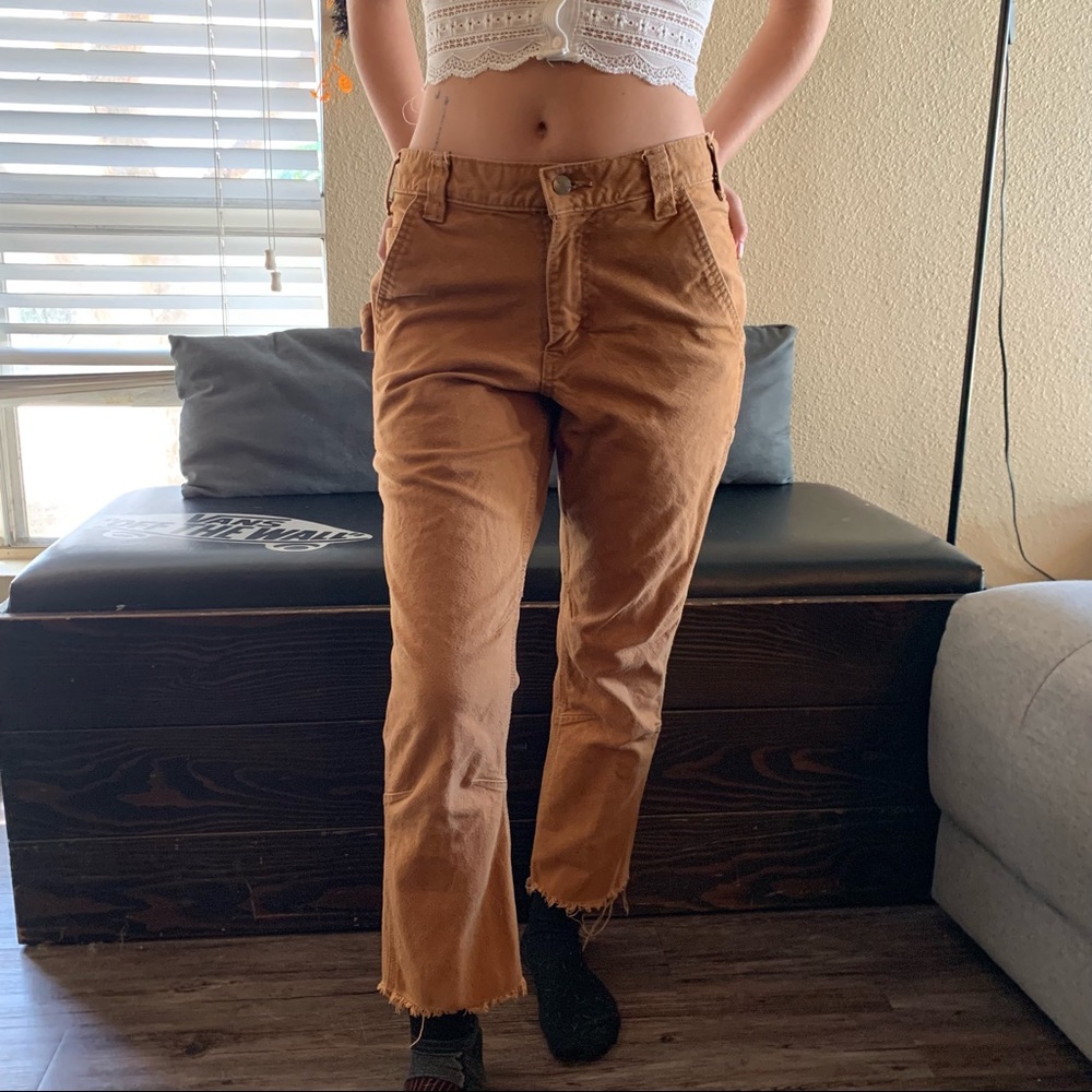 Tan carhartt pants